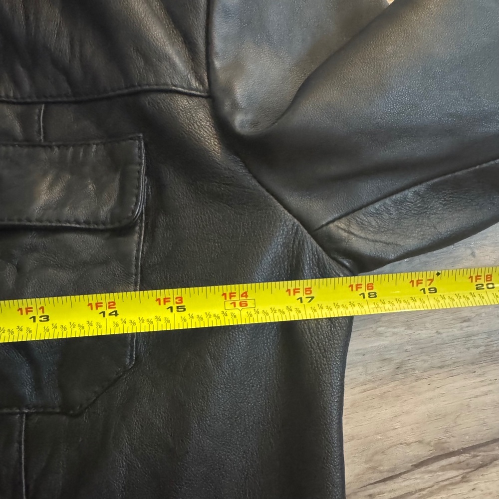 Superdry Women’s Black Leather Jacket – Size 8 – 100% Leather - Picture 7 of 10